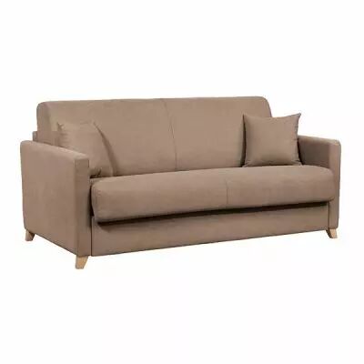 SANDRINE, Convertible (velours) Usage quotidien, Rev�tement Velours Tiffany, couchage 140 cm