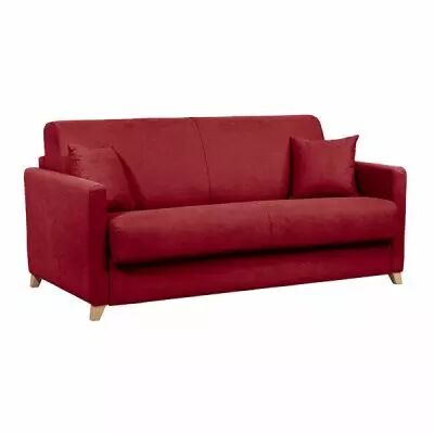 SANDRINE, Convertible (velours) Usage quotidien, Rev�tement Velours Tiffany, couchage 140 cm