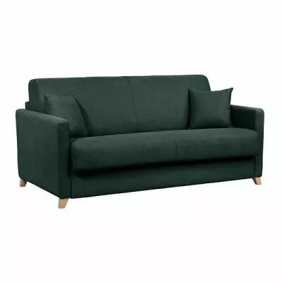SANDRINE, Convertible (velours) Usage quotidien, Rev�tement Velours Tiffany, couchage 140 cm