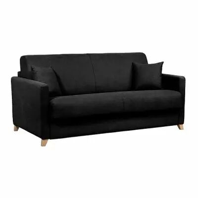 SANDRINE, Convertible (velours) Usage quotidien, Rev�tement Velours Tiffany, couchage 140 cm