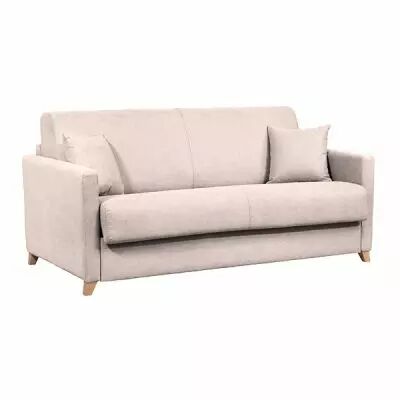 SANDRINE, Convertible (velours) Usage quotidien, Rev�tement Velours Tiffany, couchage 140 cm