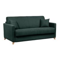 SANDRINE, Convertible (velours) Usage quotidien, Revêtement Velours Tiffany, couchage 140 cm