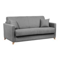 SANDRINE, Convertible (velours) Usage quotidien, Revêtement Velours Tiffany, couchage 140 cm