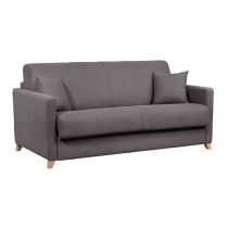 SANDRINE, Convertible (velours) Usage quotidien, Revêtement Velours Tiffany, couchage 140 cm