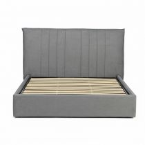 SATURNO, Lit coffre existe en plusieurs dimensions en velours, avec option matelas Aloe Vera 18cm