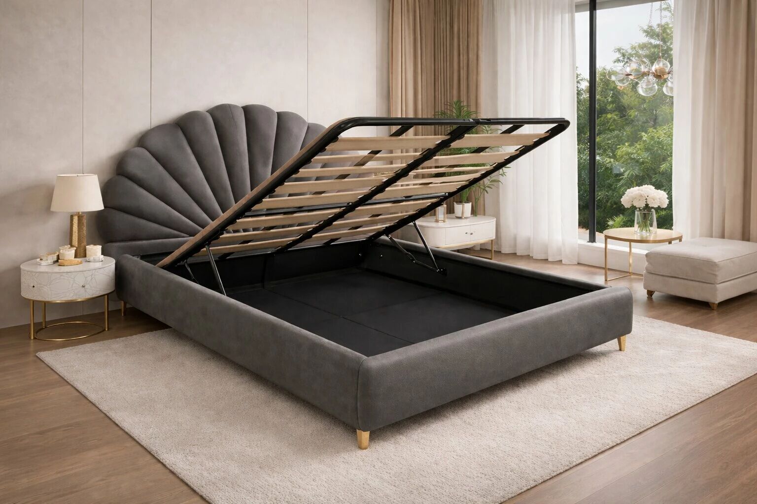 SHELL, Lit coffre existe en plusieurs dimensions