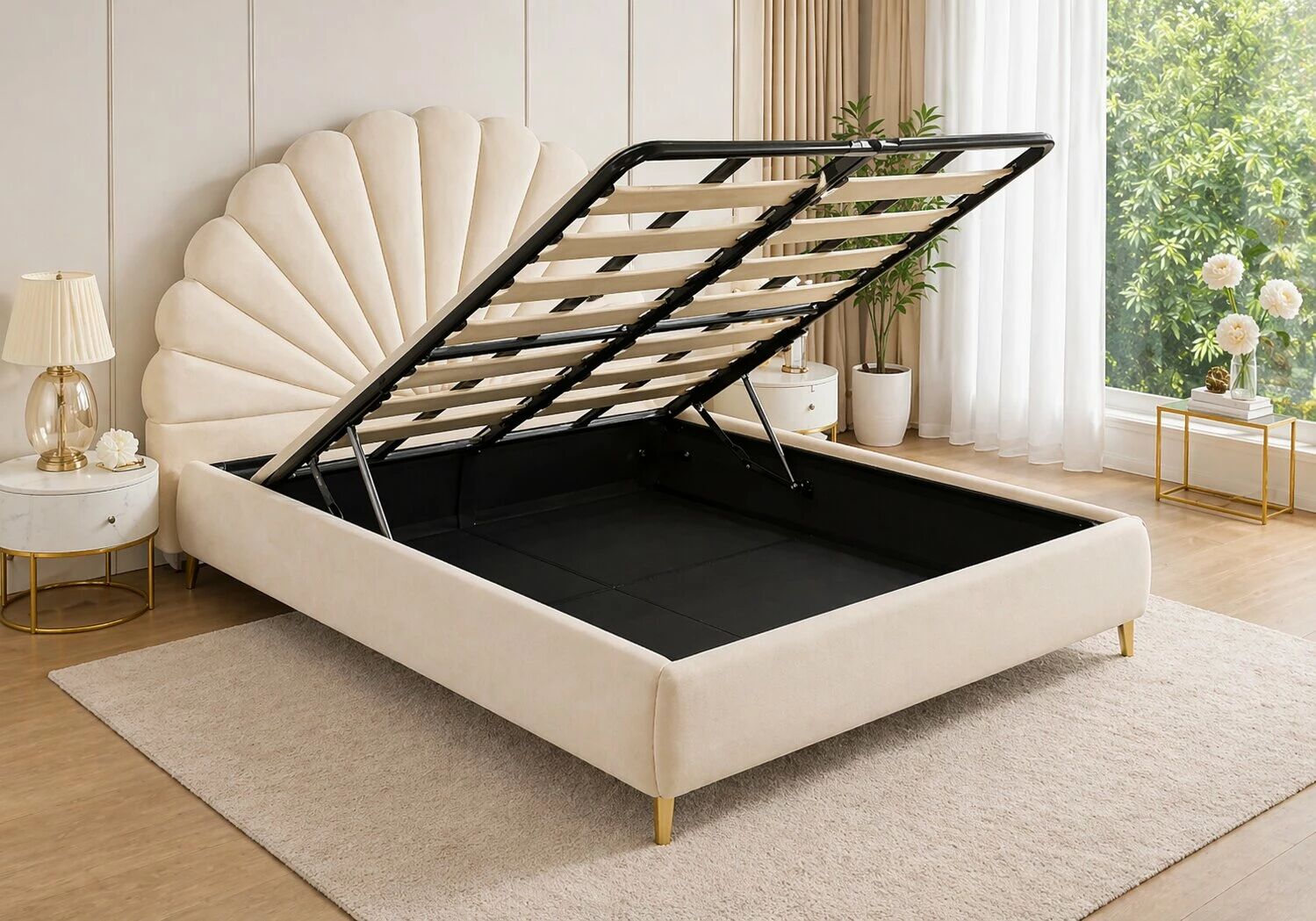 SHELL, Lit coffre existe en plusieurs dimensions