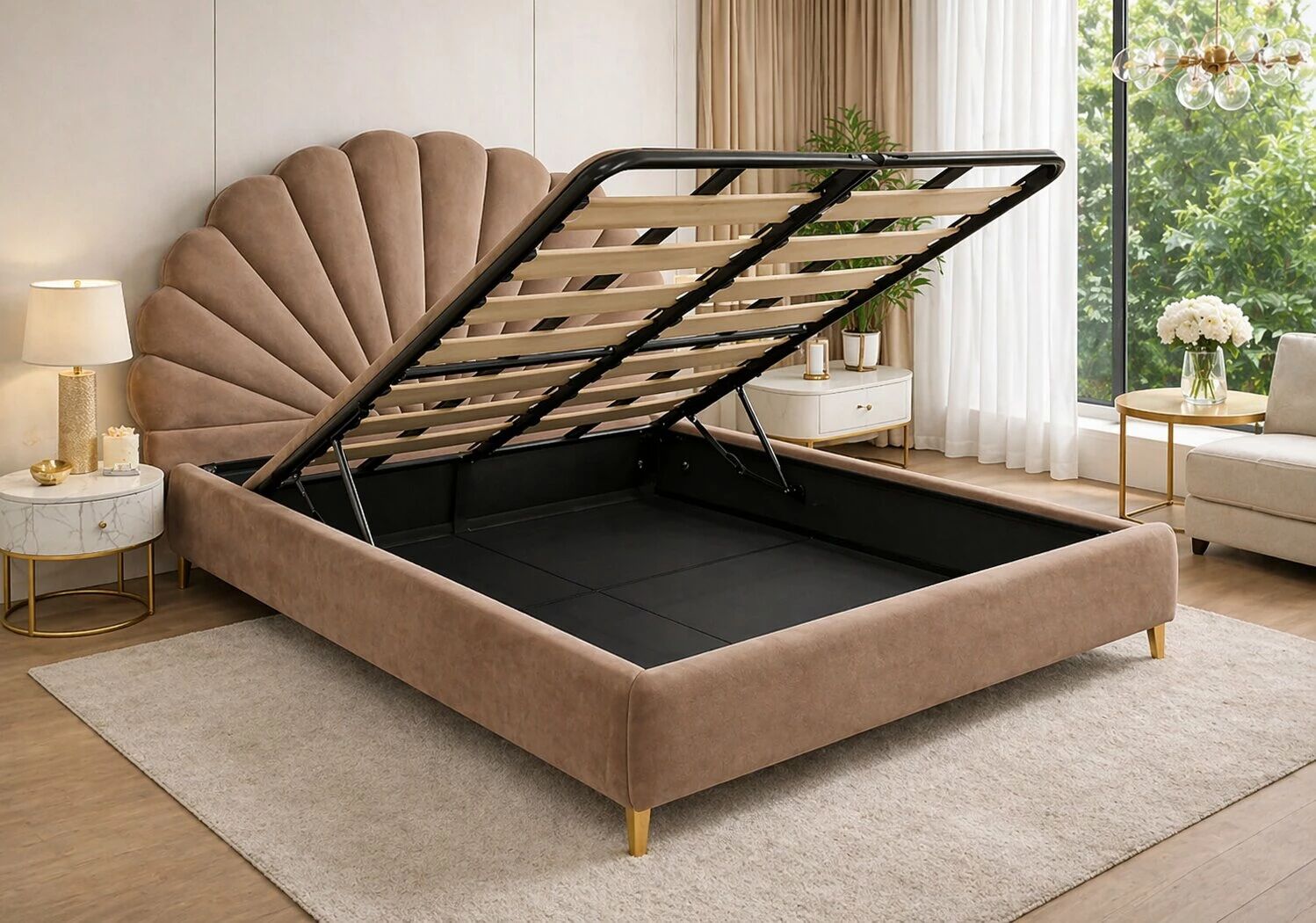 SHELL, Lit coffre existe en plusieurs dimensions