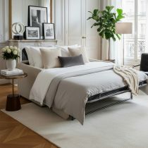 SIMPLY, Canapé convertible Rapido, Couchage quotidien 120cm en tissu Artemis