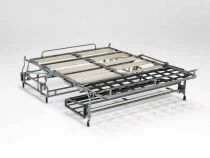 SIMPLY, Canap&eacute; convertible Rapido, Couchage quotidien 120cm en velours Tiffany