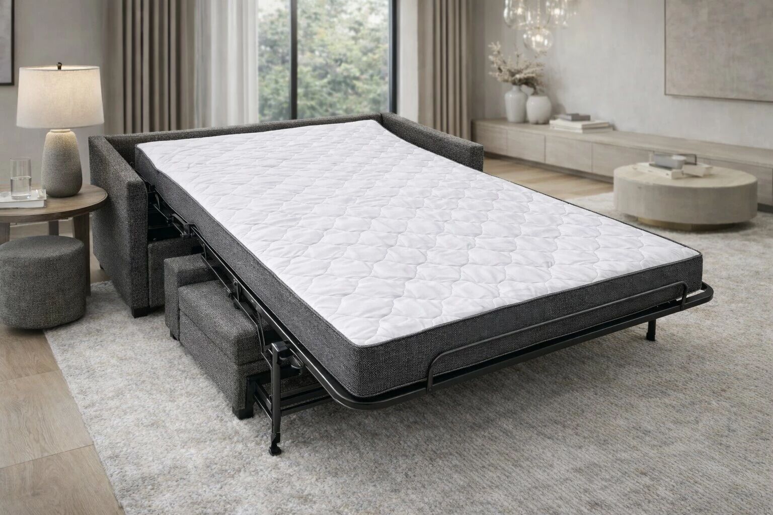 SIMPLY, Canap� convertible Rapido, Couchage quotidien 140cm en tissu Artemis