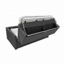 SIMPLY, Canap&eacute; convertible Rapido, Couchage quotidien 140cm en tissu Beige