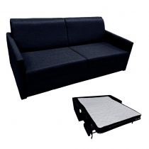 SIMPLY, Canapé convertible Rapido, Couchage quotidien 160cm en velours