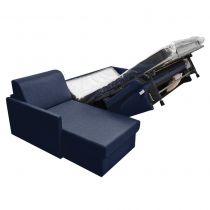 SIMPLY, Canapé d\'angle convertible Rapido, Couchage quotidien 140cm en tissu
