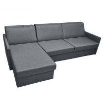 SIMPLY, Canapé d\'angle convertible Rapido, Couchage quotidien 140cm en tissu