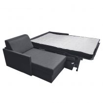 SIMPLY, Canapé d\'angle convertible Rapido, Couchage quotidien 140cm en tissu