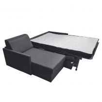 SIMPLY, Canapé d\'angle convertible Rapido, Couchage quotidien 140cm en tissu