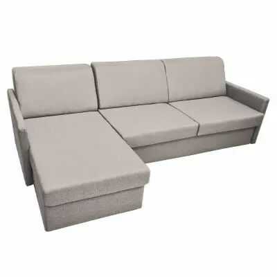 SIMPLY, Canap� d\'angle convertible Rapido, reversible, Couchage quotidien 120cm en tissu Gallardo