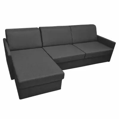 SIMPLY, Canap� d\'angle convertible Rapido, reversible, Couchage quotidien 120cm en tissu Gallardo