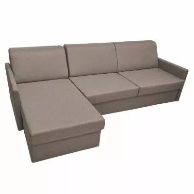 SIMPLY CORNER, Canap� d\'angle convertible Rapido, Couchage quotidien 120cm en tissu Artemis