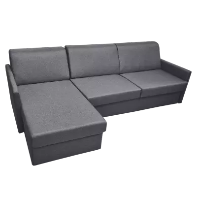 SIMPLY CORNER, Canap� d\'angle convertible Rapido, Couchage quotidien 120cm en tissu Artemis