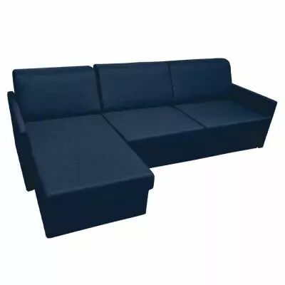 SIMPLY CORNER, Canap� d\'angle convertible Rapido, Couchage quotidien et reversible 120cm en velours Tiffany