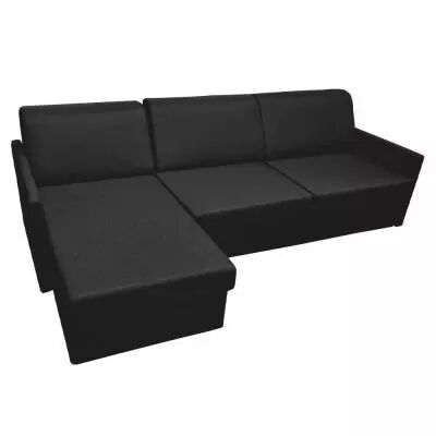 SIMPLY CORNER, Canap� d\'angle convertible Rapido, Couchage quotidien et reversible 120cm en velours Tiffany