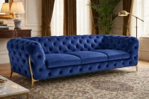 SOFINE, Canap&eacute; 3 places en velours