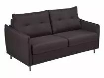 STAR, Canap&eacute; convertible usage quotidien, syst&egrave;me rapid\'lit (dit rapido) couchage 120cm en tissu TIFFANY