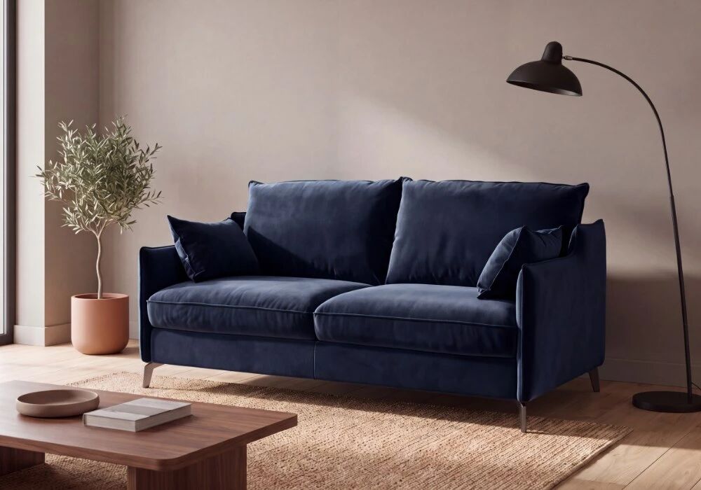 STRIKE, Convertible Rapido 120cm  � usage quotidien en velours Tiffany
