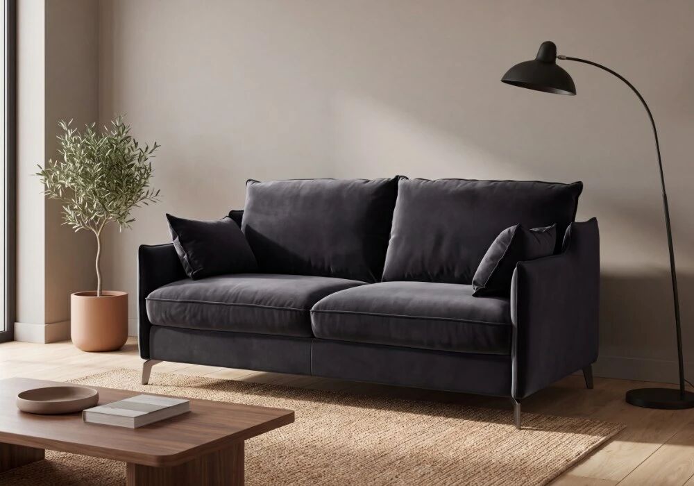 STRIKE, Convertible Rapido 160 cm � usage quotidien en velours Tiffany