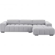 TALIA, Canapé d\'angle fixe en tissu 