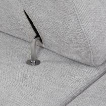 TALIA, Canapé d\'angle fixe en tissu 
