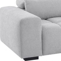 TALIA, Canapé d\'angle fixe en tissu 