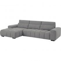 TALIA, Canapé d\'angle fixe en tissu 