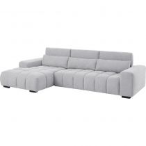TALIA, Canapé d\'angle fixe en tissu 