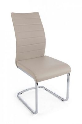 VANILLA (X-1605) Chaise couleur SIMILI PU BEIGE 