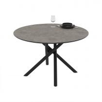 VENUS Table RONDE 120cm fixe (Retro Stone)
