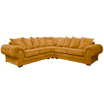 VERONA, Canap� 2R2, En tissu Velours Tiffany, Coussins unis