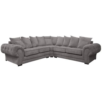 VERONA, Canap� 2R2, En tissu Velours Tiffany, Coussins unis