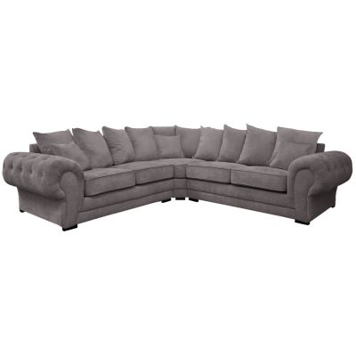 VERONA, Canap� 2R2, En tissu Velours Tiffany, Coussins unis