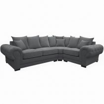 VERONA, Canapé d\'angle droite 2R1, Revêtement Velours Matrix