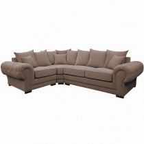 VERONA, Canapé d\'angle gauche 1R2, Revêtement Velours Matrix