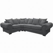 VERONA, Canapé d\'angle gauche 1R2, Revêtement Velours Matrix