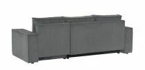XABIA, Canap&eacute; d\'angle convertible (m&eacute;canisme banquette)  avec m&eacute;ridienne.