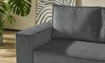 XABIA, Canap&eacute; d\'angle convertible (m&eacute;canisme banquette)  avec m&eacute;ridienne.