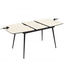YENSE Table 125*80cm extensible 165*80cm