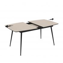 YENSE Table 125*80cm extensible 165*80cm