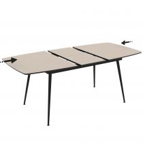 YENSE Table 125*80cm extensible 165*80cm