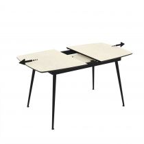 YENSE Table 125*80cm extensible 165*80cm